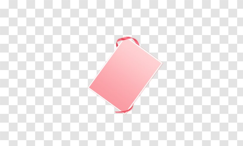 Rectangle - Pink Ribbon Border Transparent PNG