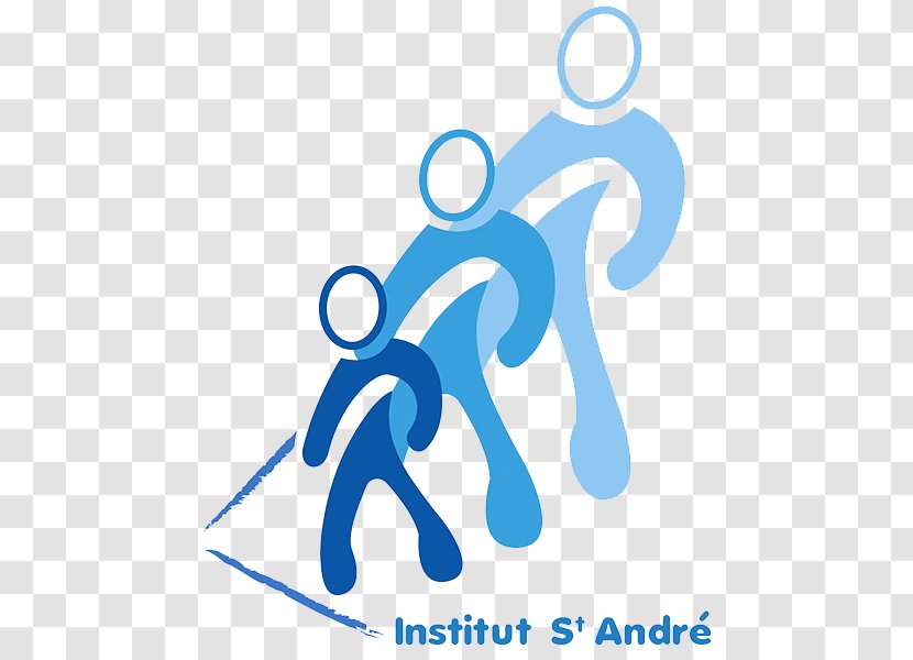 Institut Saint-André National Secondary School St Andrews Logo - Blue - Watermark Aqua Transparent PNG
