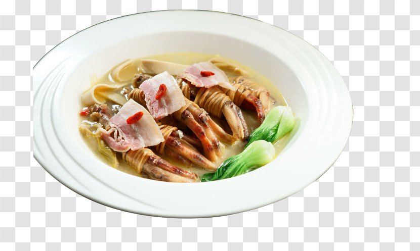 Duck Chinese Cuisine Hot Pot Shark Fin Soup Red Cooking - Crock Transparent PNG