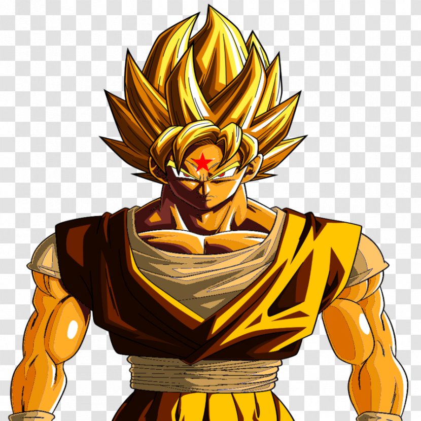 Saiyan Goku T-shirt Information - Yellow - Doorknob Transparent PNG