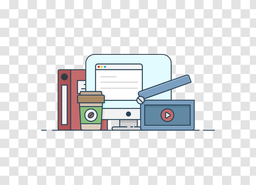 Illustration - Technology - Business Office Transparent PNG
