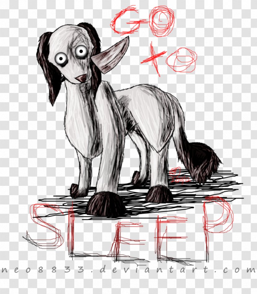 Dog Breed Horse Goat Illustration - Tree - Go Sleep Jeff The Kill Transparent PNG