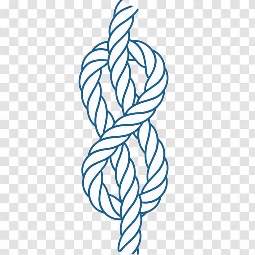Figure-eight Knot Schifferknoten Clip Art Image - Plant - Bowline Sign ...