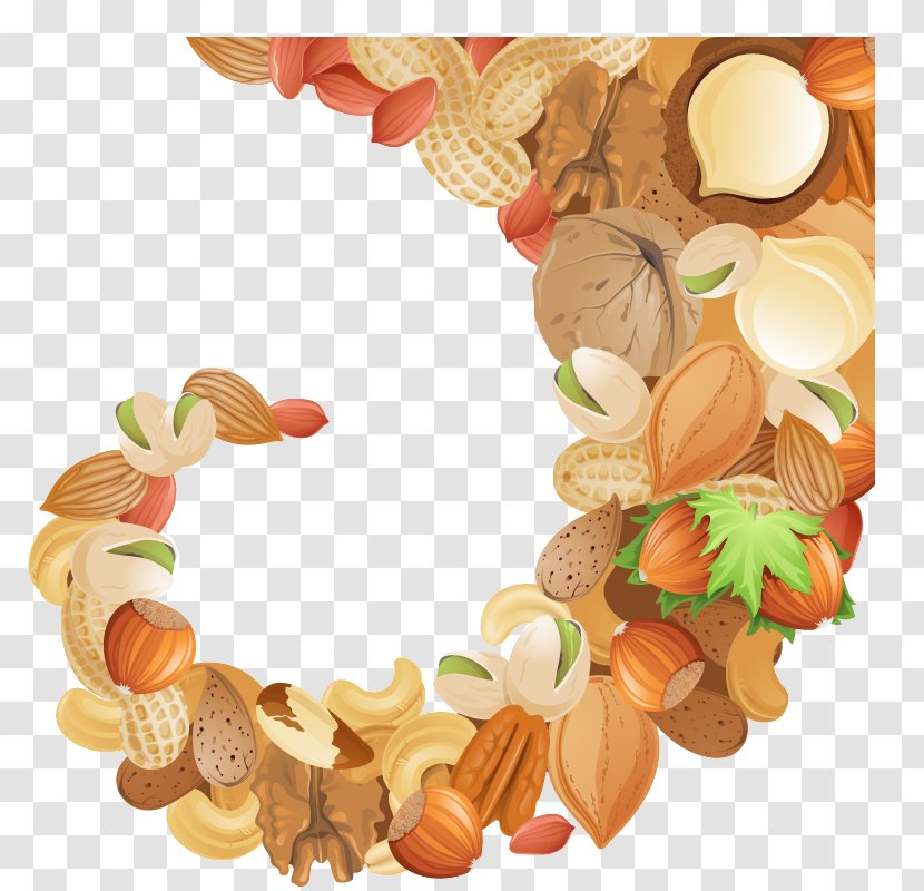 Nut Dried Fruit Almond - Ring Transparent PNG