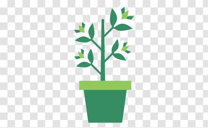 Flowerpot Plant Clip Art - Stem Transparent PNG