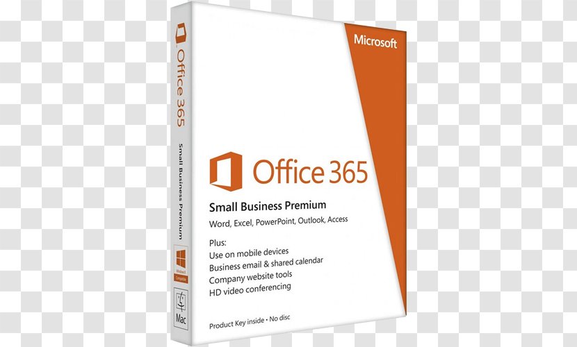 Microsoft Office 365 Computer Software Small Business - Productivity Transparent PNG