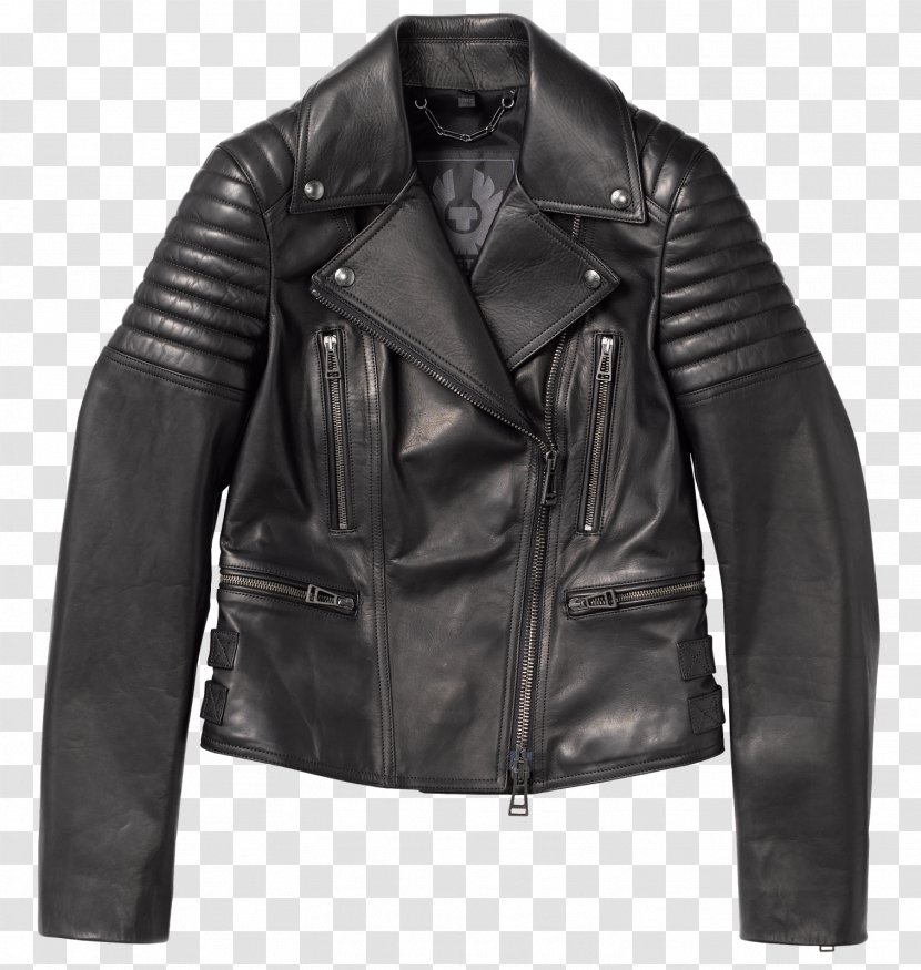 Blouson Leather Jacket Windbreaker - Textile Transparent PNG