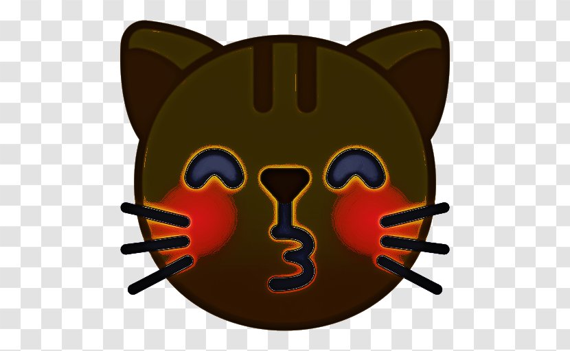 Cartoon Cat - Nose - Small To Mediumsized Cats Black Transparent PNG