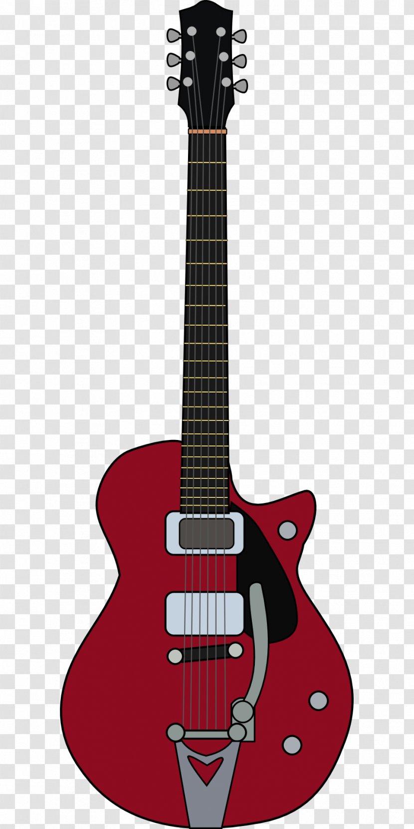 Gibson Firebird Flying V Electric Guitar - Flower Transparent PNG
