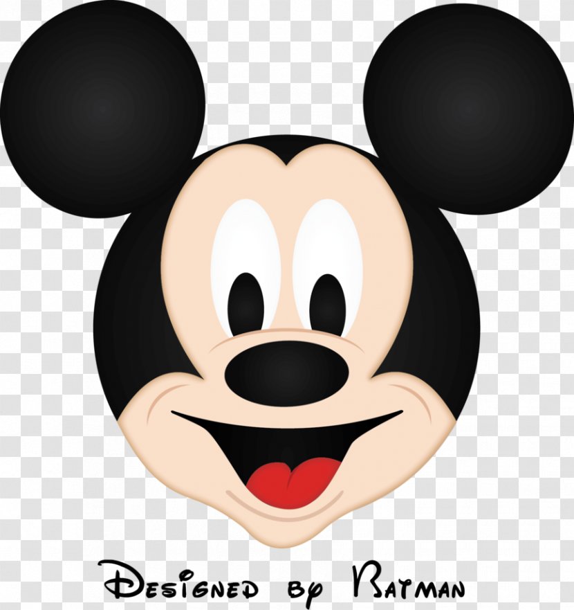 Mickey Mouse Minnie Drawing Stencil - Chrism Transparent PNG