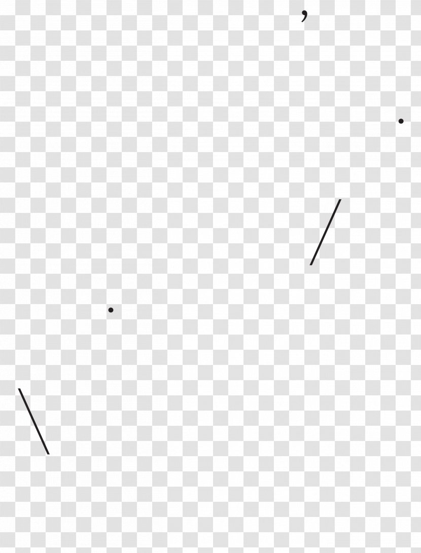 Line White Point Angle Font Transparent PNG