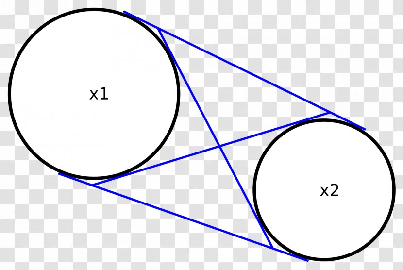 Tangent Lines To Circles Point Angle - Diagram - Circle Transparent PNG