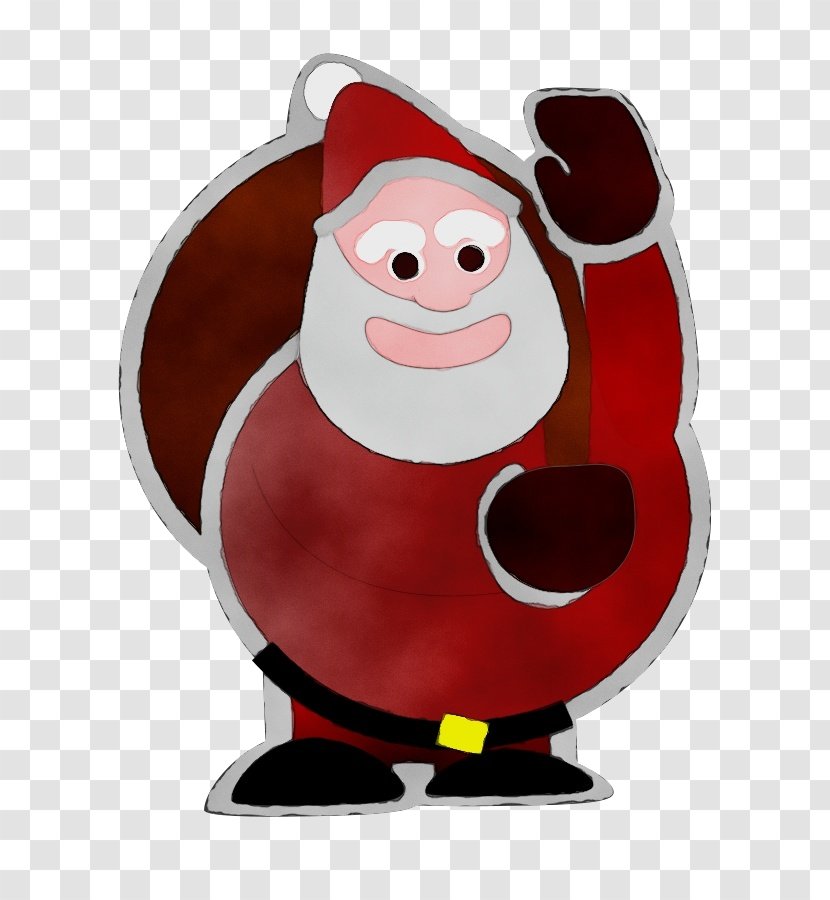 Santa Claus Cartoon - Christmas Ornament - Smile Transparent PNG