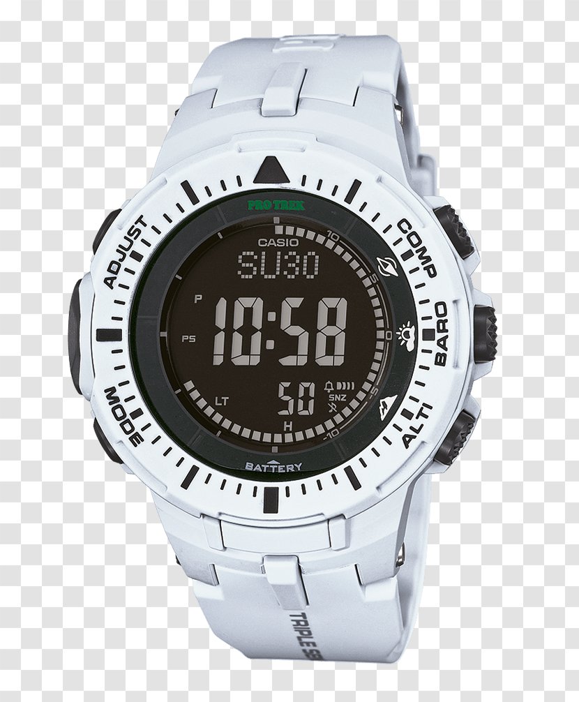 PROTREK Casio Analog Watch Tough Solar - Strap - Night Lights Transparent PNG