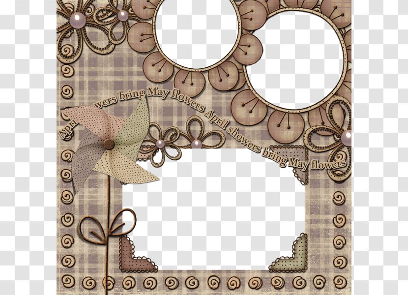 Picture Frame Pattern - Film - Luxury Brown Border Shading Transparent PNG