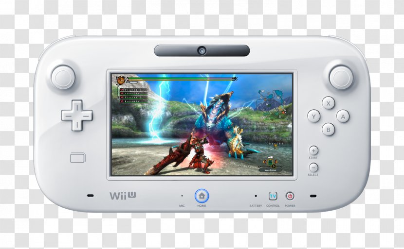 Wii U GamePad Monster Hunter 3 Ultimate Tri - Multimedia - Gamepad Transparent PNG