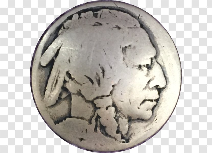 Dime Buffalo Nickel Coin Jefferson - Metal - Bison Button Transparent PNG
