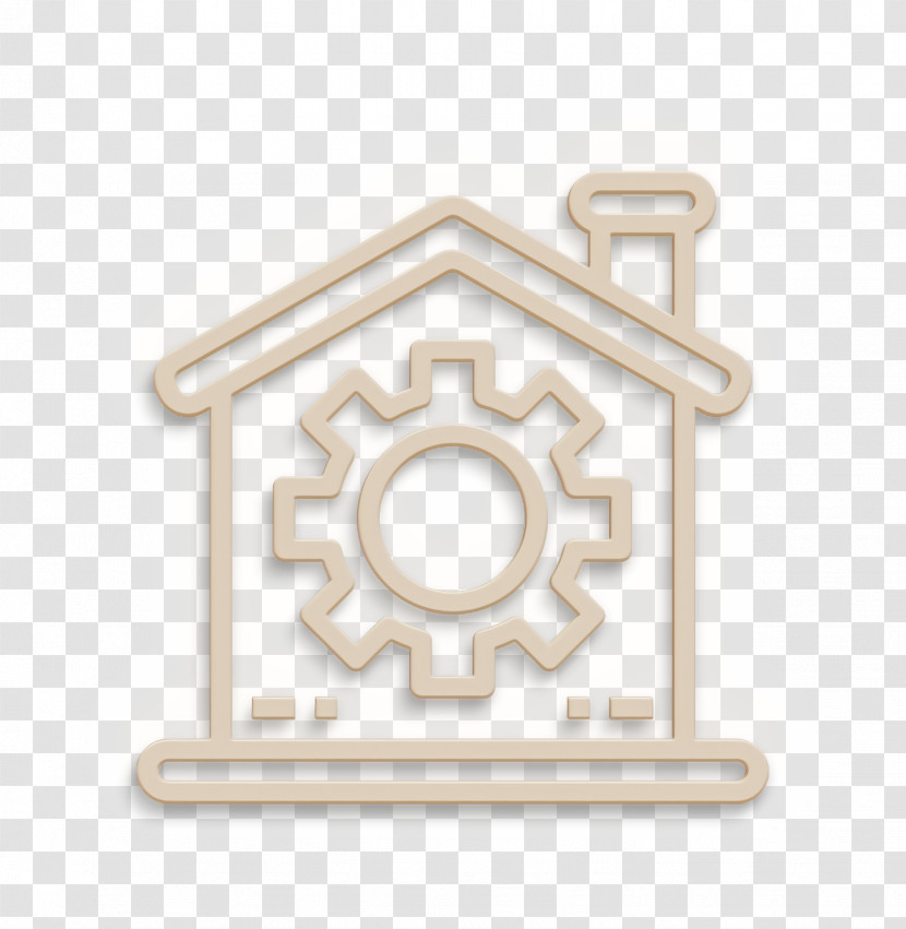 Gear Icon House Automation Icon Home Icon Transparent PNG