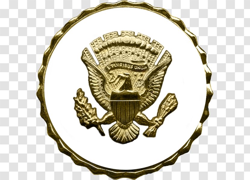 Vice Presidential Service Badge Identification Badges Of The Uniform Services United States President - Soldier - Military Transparent PNG