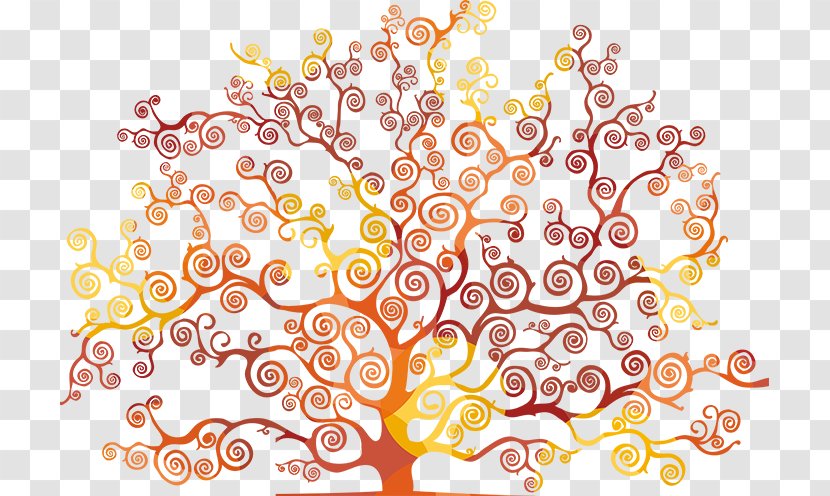 Royalty-free Color Drawing Tree Light - Complementary Colors - Albero Della Vita Transparent PNG