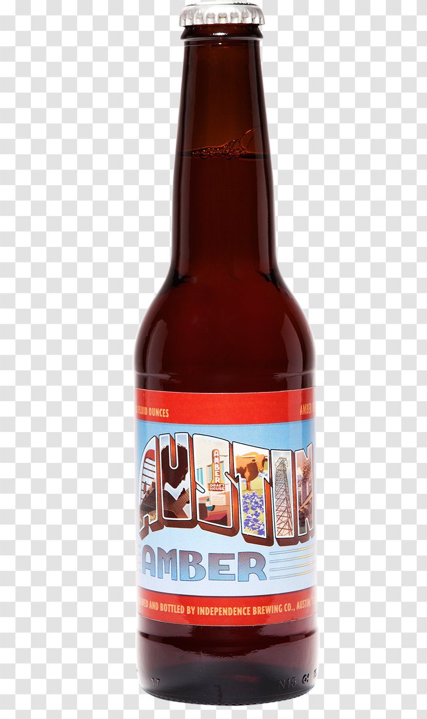 Ale Beer Bottle Independence Brewing Co. Lager - Glass Transparent PNG