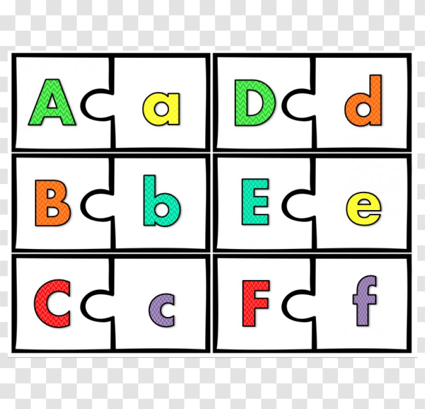 Alphabet Letter All Caps Bas De Casse Jigsaw Puzzles - Text Transparent PNG