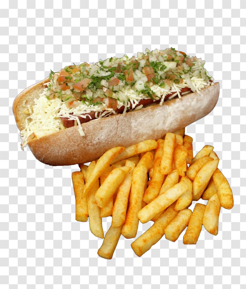 French Fries Coney Island Hot Dog Fast Food Junk Transparent PNG