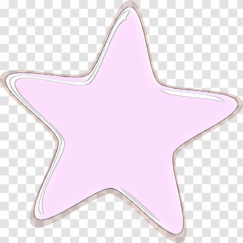 Pink Star Material Property Transparent PNG