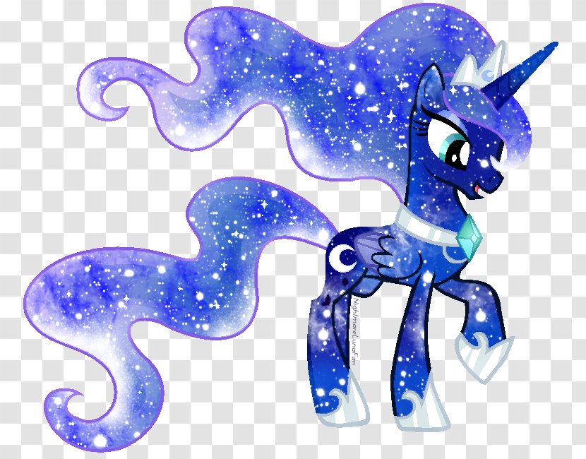 Twilight Sparkle Pony Princess Luna Celestia Rainbow Dash Mythical Creature Moon Galaxy Transparent Png