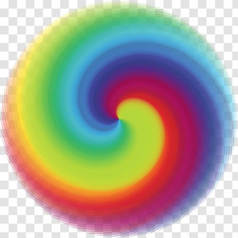 Rainbow Circle Clip Art - Atmosphere - Swirl Cliparts Transparent PNG