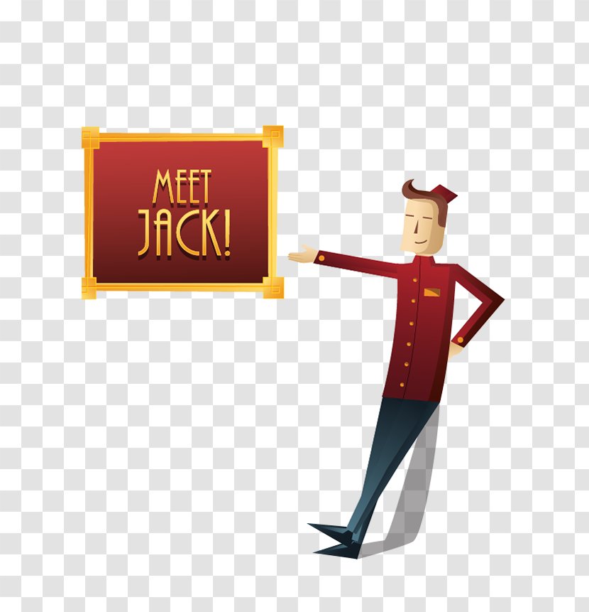 Illustration Product Design Cartoon - Bellboy Flyer Transparent PNG