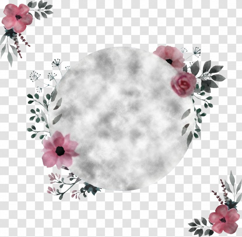 Pink Flower Plant Petal Circle - Oval Transparent PNG