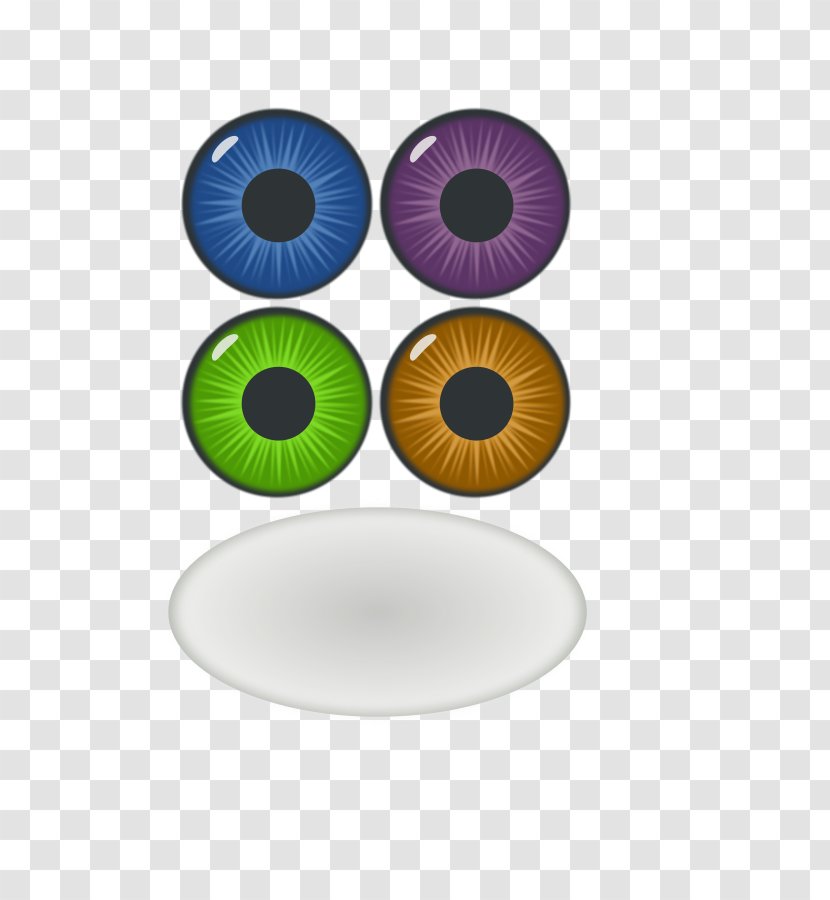 Eye Color Iris Clip Art - Plate - Free Vector Transparent PNG