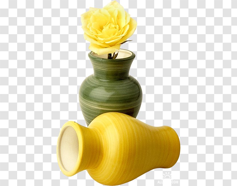 Vase Yellow Web Page Clip Art - Color Transparent PNG