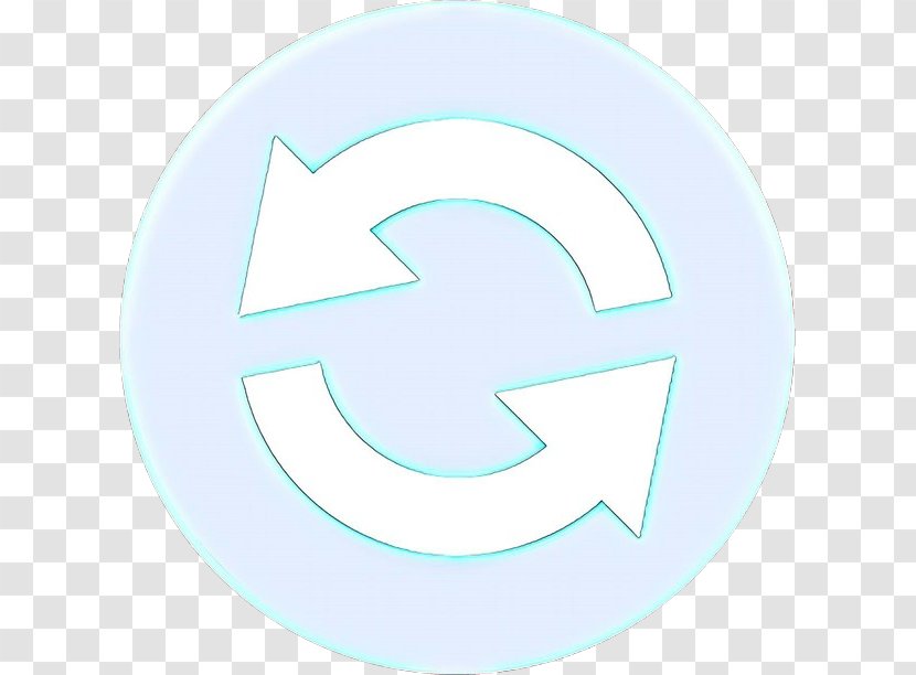 Aqua Turquoise Circle Symbol Transparent PNG