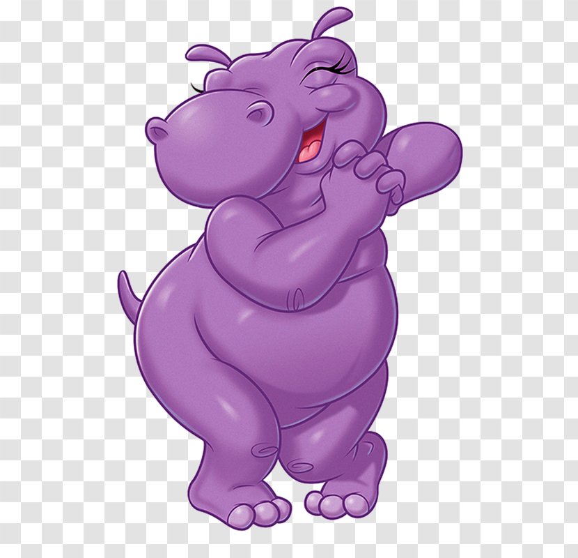 Hippopotamus Hippos Yawn Cuteness Clip Art - Silhouette - Purple Hippo Transparent PNG