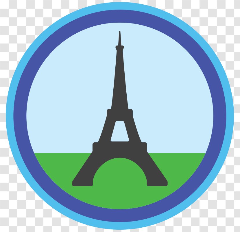 Scout Badge Till We Cover Pop-Up SLNGHR Sample Sale Event Collecting - Patch - Eiffel Tower Transparent PNG