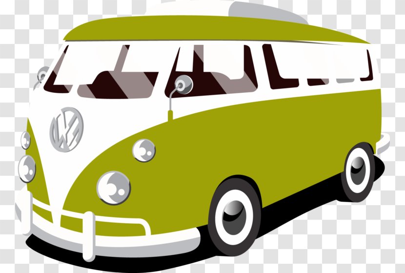 Volkswagen Type 2 Car Campervans Pickup Truck - Transport Transparent PNG