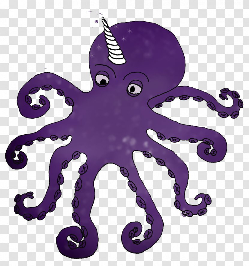 Octopus Clip Art Drawing Illustration Graphics - Collage - Purple Animal Transparent PNG