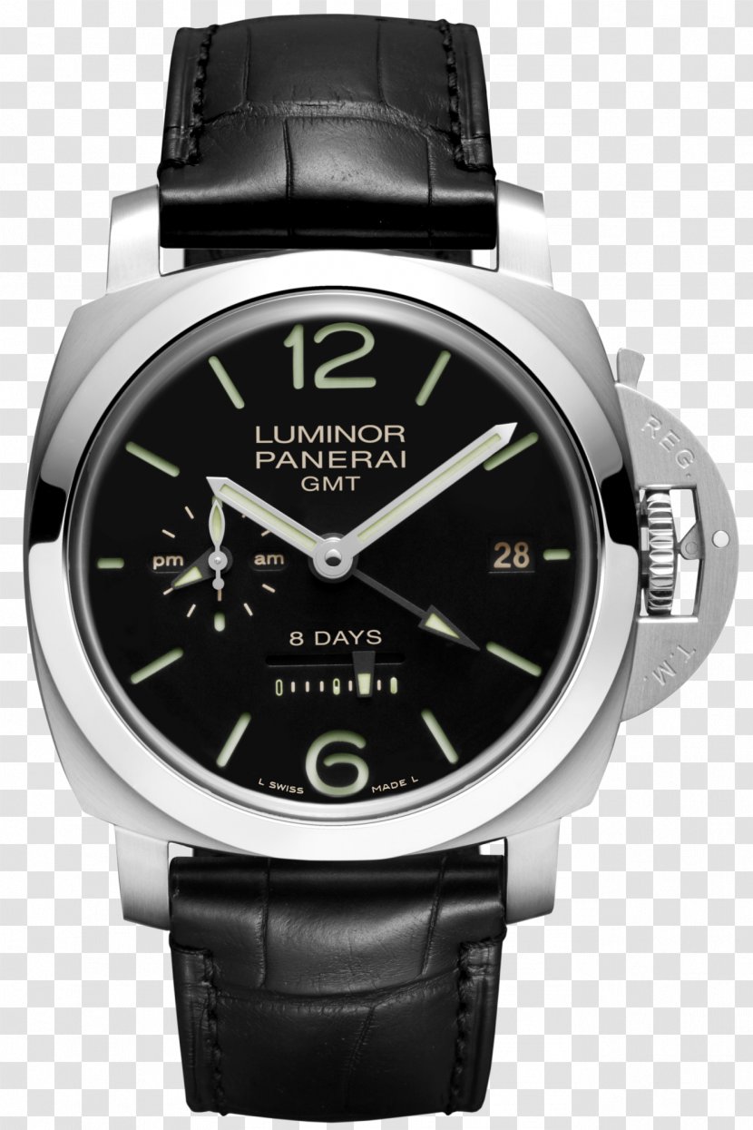 Panerai Men's Luminor Marina 1950 3 Days Watch Chrono Monopulsante 8 Power Reserve Indicator - Base Acciaio Transparent PNG