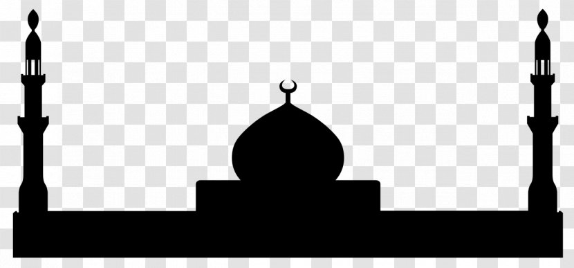 Mosque Islam Clip Art - Monochrome - Hassan 2 Transparent PNG