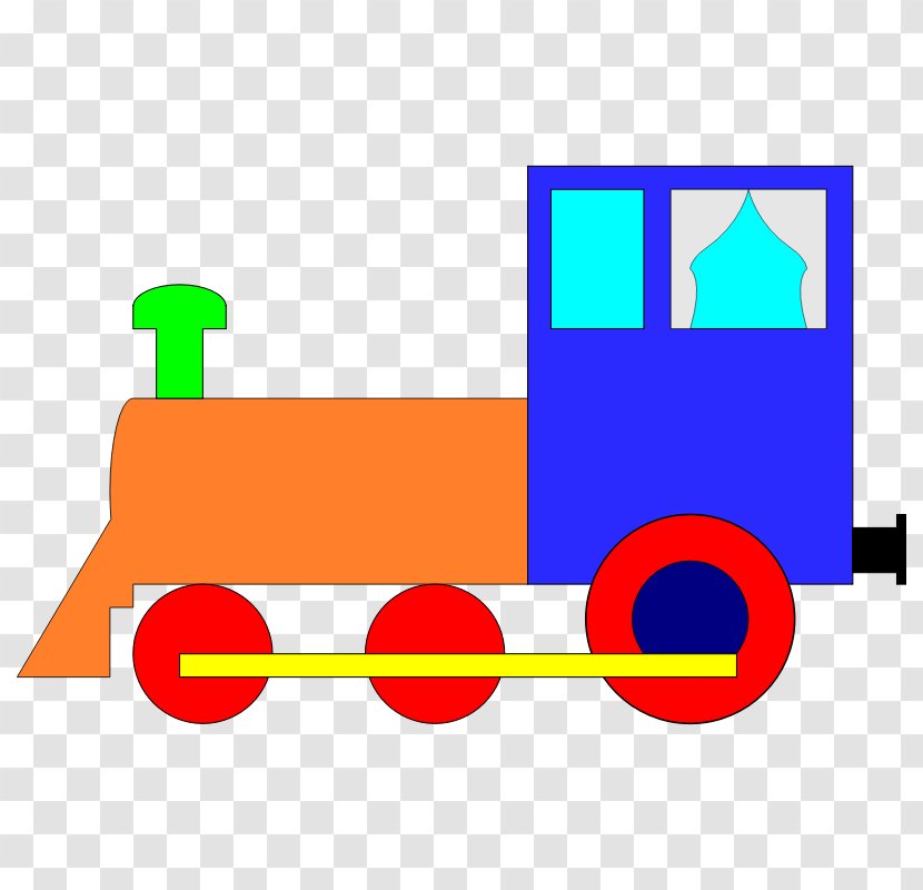 Train Rail Transport Passenger Car Railroad Clip Art - Toy Transparent PNG