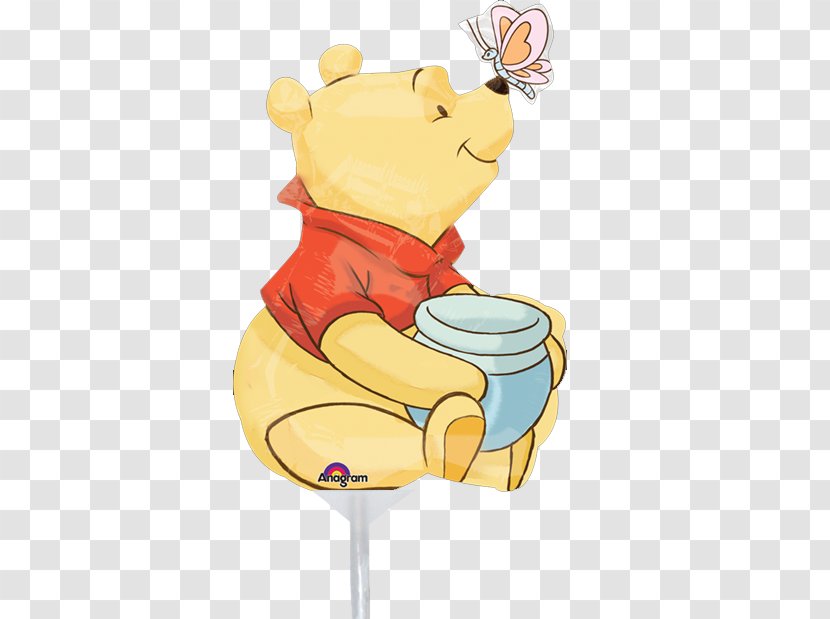 Winnie The Pooh Piglet And Friends Party Balloon - Cartoon Transparent PNG