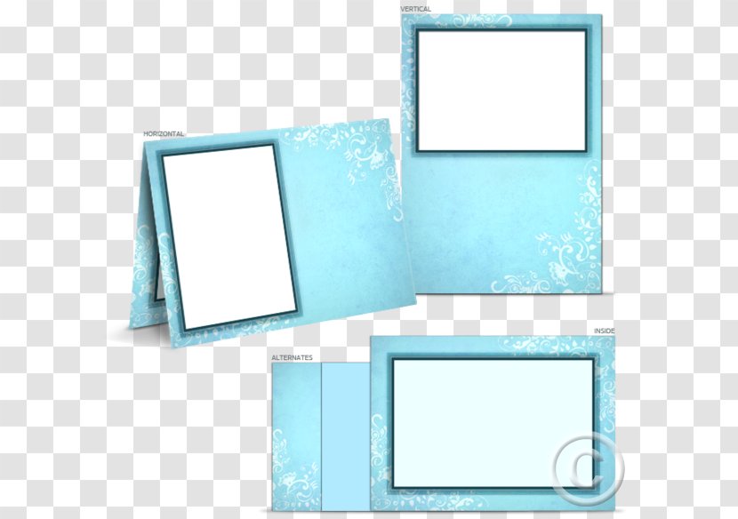 Picture Frames Rectangle - Blue - Design Transparent PNG