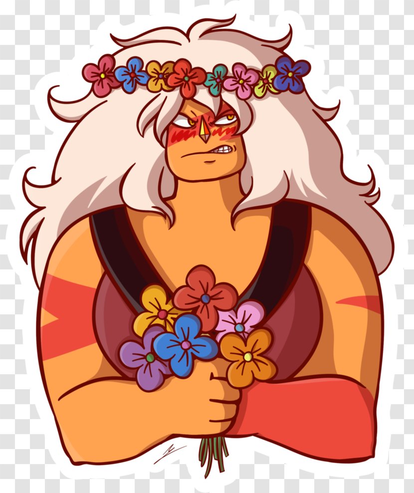 Cartoon Character Clip Art - Flower - Powerful Woman Transparent PNG