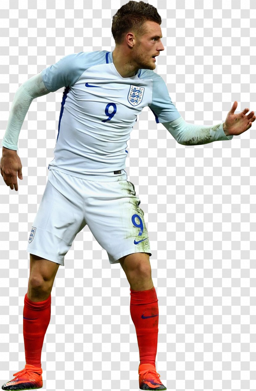 Jamie Vardy Jersey England National Football Team Player Transparent PNG