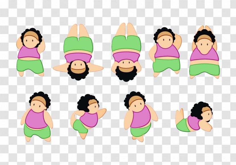 Cartoon People Clip Art Fun Happy - Child - Fictional Character Smile Transparent PNG