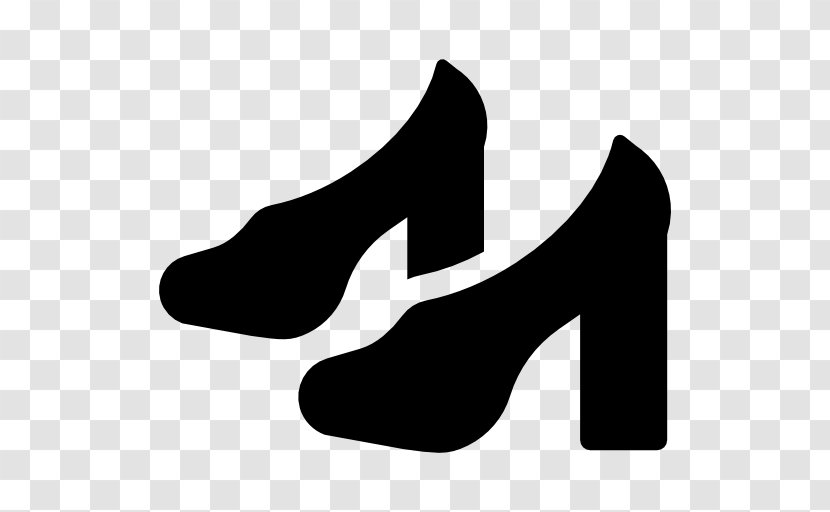 High-heeled Shoe Clothing Footwear Fashion - Monochrome - Heel Transparent PNG