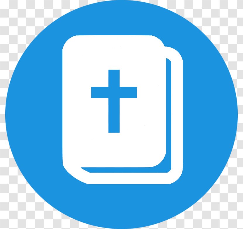 User Password Manager Symbol - Cross And Bible Transparent PNG