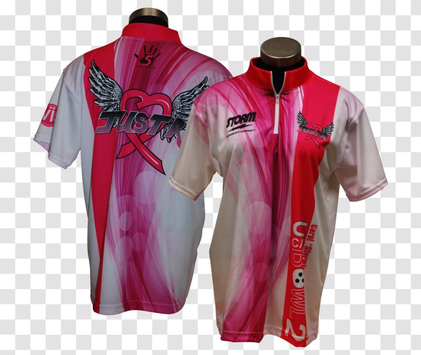 Jersey T-shirt Sleeve Clothing - Uniform - Pba Bowling Shirts For Women Transparent PNG